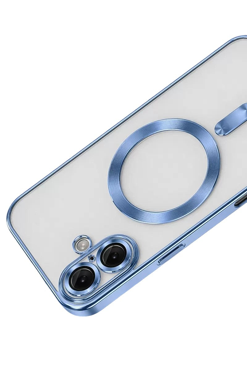 Mey İthalat® iPhone 16 Kılıf Kross Magneticsafe Kapak - Sierra Blue