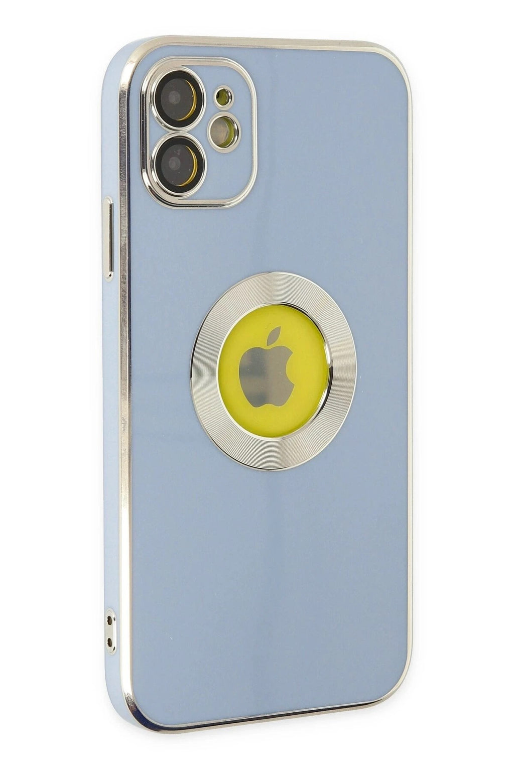 Mey İthalat® iPhone 12 Kılıf Store Silikon - Sierra Blue