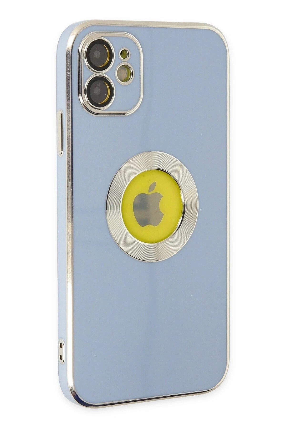 Mey İthalat® iPhone 12 Kılıf Store Silikon - Sierra Blue