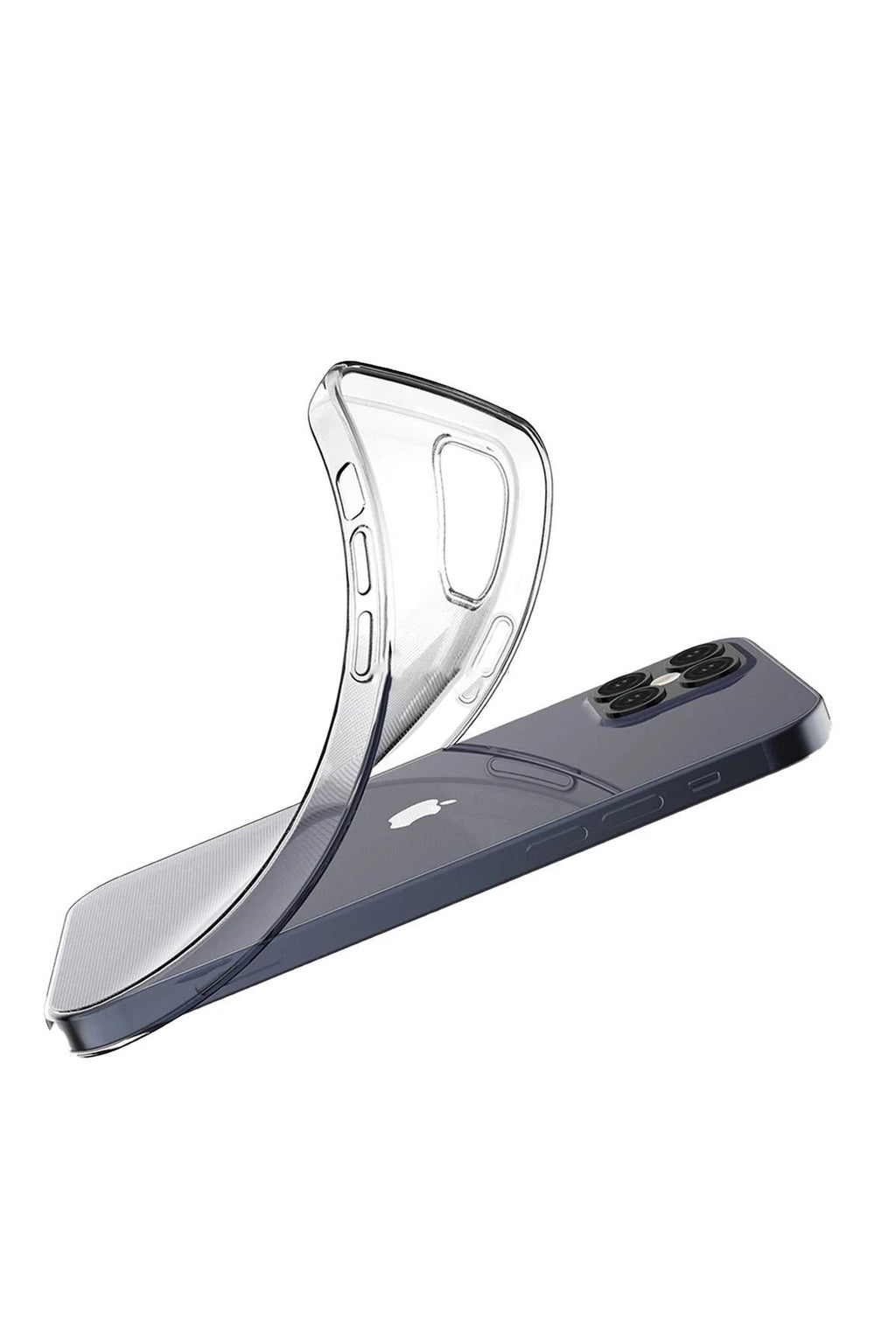 Mey İthalat® iPhone 12 Pro Max Kılıf Lüx Şeffaf Silikon