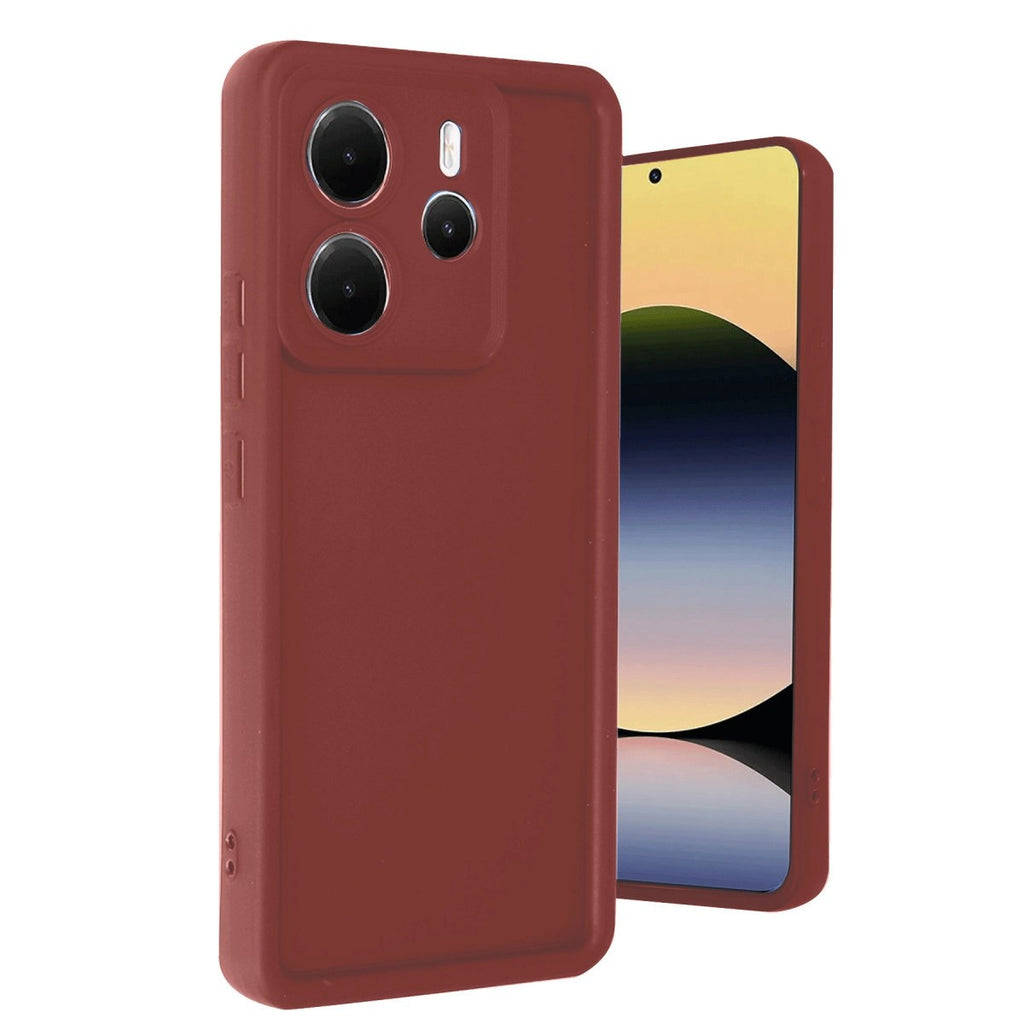 Mey İthalat® Redmi Note 14 4G Kılıf Viera Silikon - Bordo