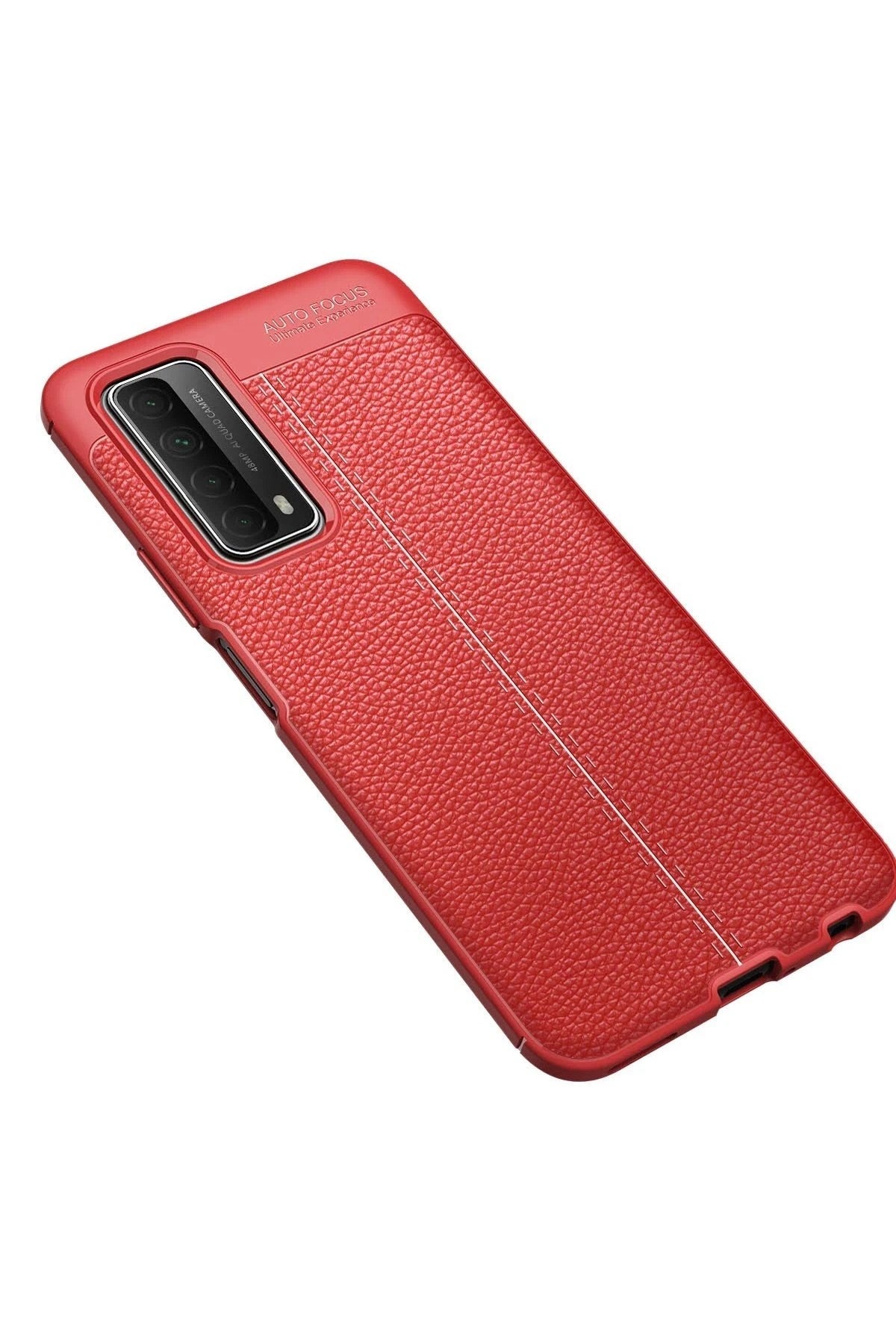 Mey İthalat® Huawei P Smart 2021 Kılıf Auto Focus Kapak - Kırmızı