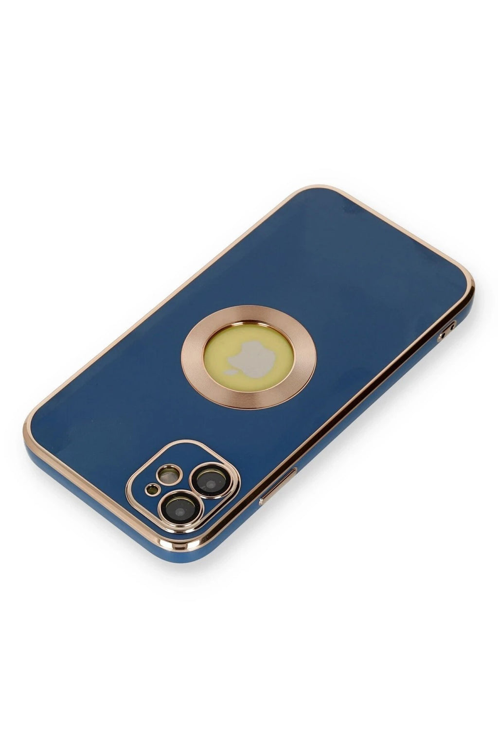 Mey İthalat® iPhone 12 Kılıf Store Silikon - Mavi