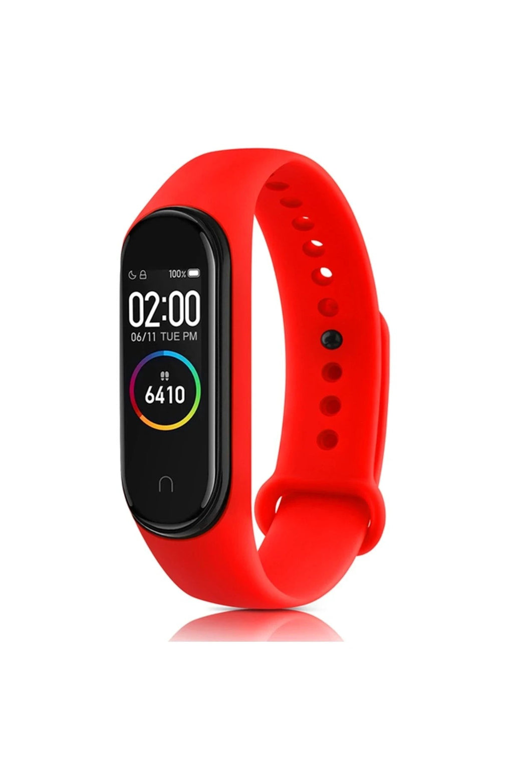 Mey İthalat® Mi Band 6 Klasik Kordon - Kırmızı