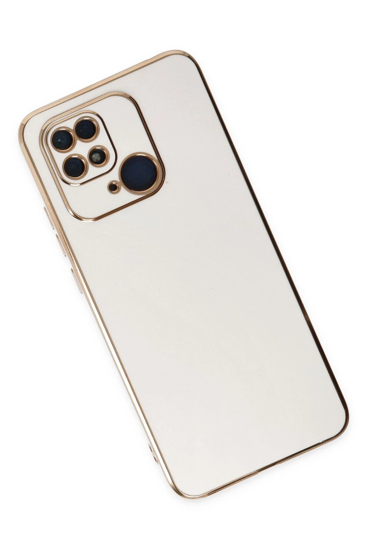 Mey İthalat® Redmi 10C Kılıf Volet Silikon - Beyaz