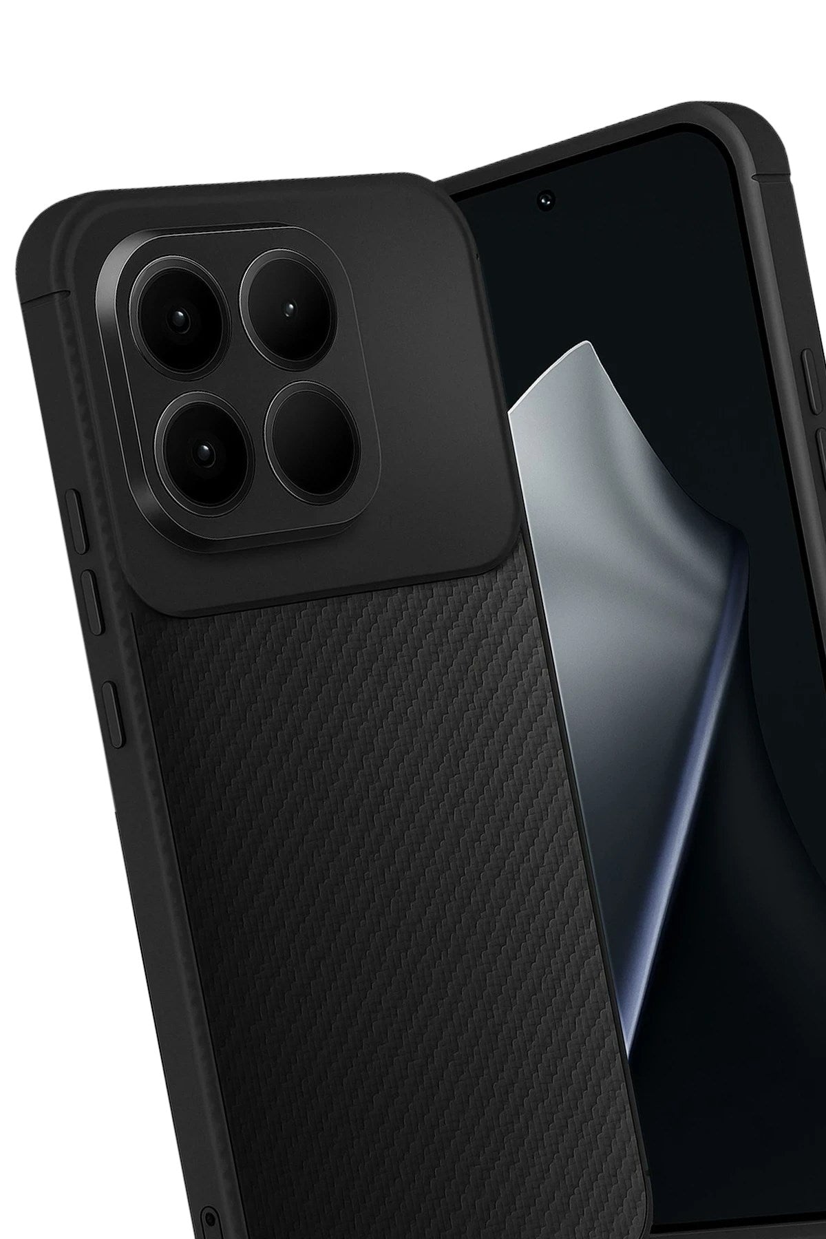 Mey İthalat® Mi 15T Auto Focus Karbon Kapak - Siyah
