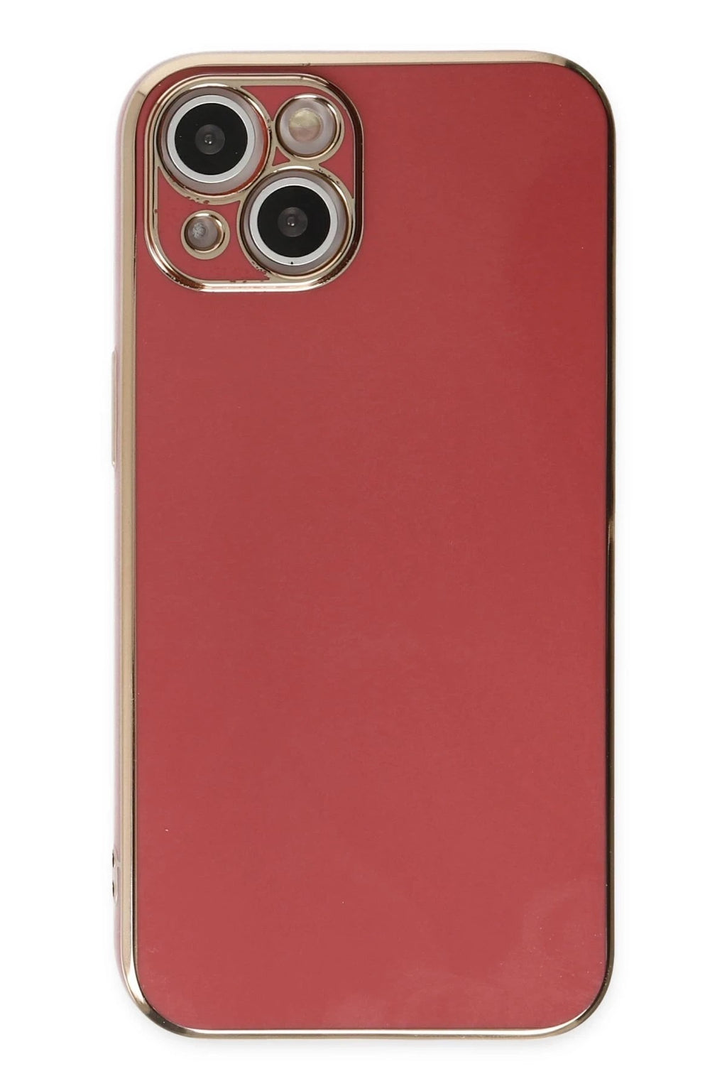 Mey İthalat® iPhone 14 Kılıf Volet Silikon - Kırmızı
