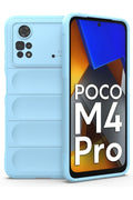 Mey İthalat® Poco M4 Pro 4G Kılıf Optimum Silikon - Sky Blue