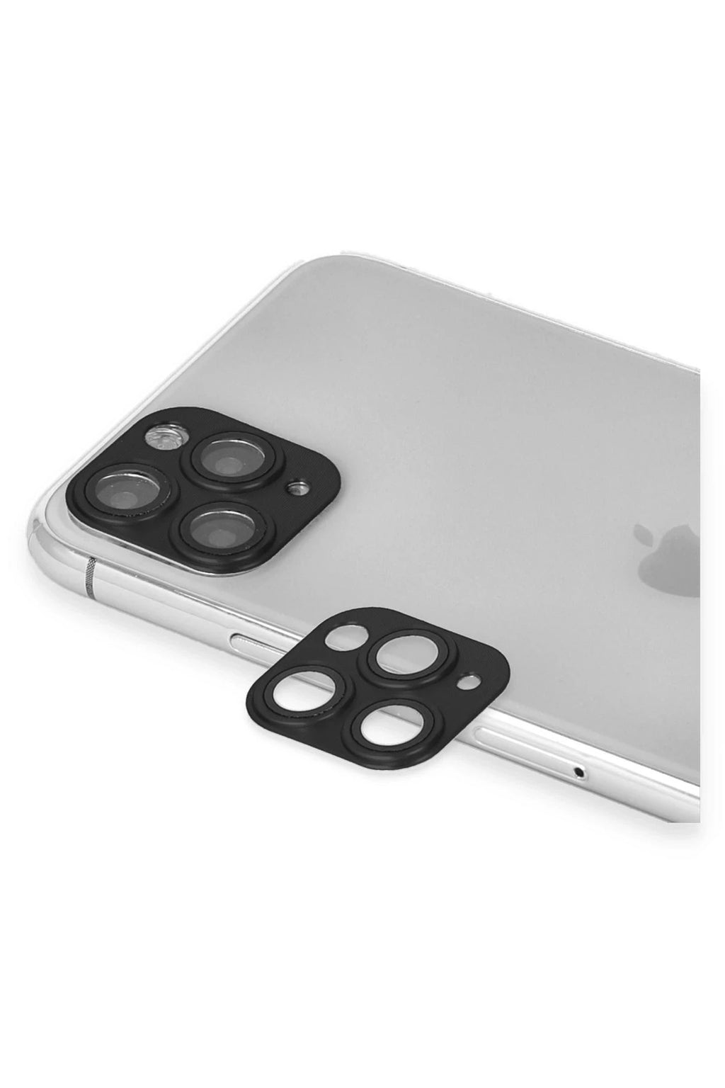 Mey İthalat® iPhone 11 Pro Max Pers Alüminyum Kamera Lens - Siyah