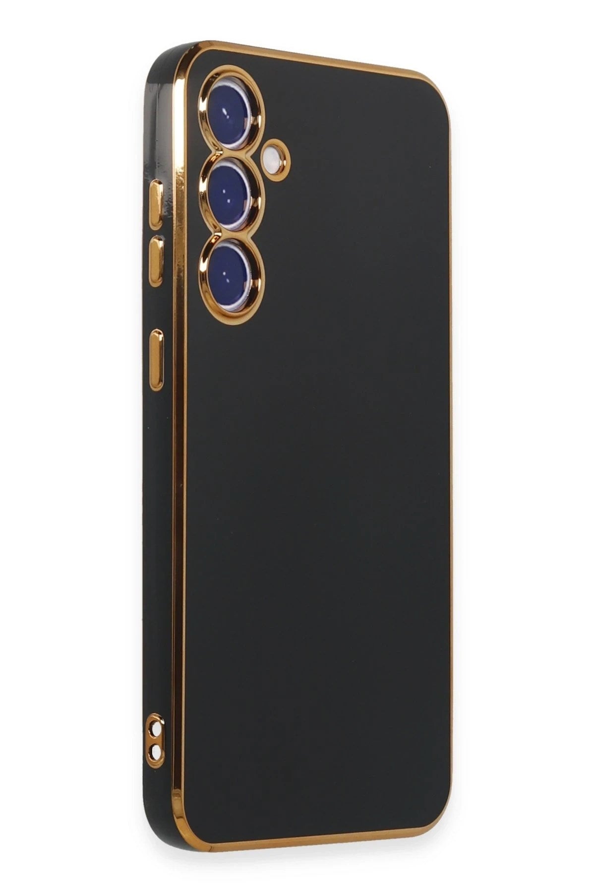 Mey İthalat® Samsung Galaxy S23 FE Kılıf Volet Silikon - Siyah