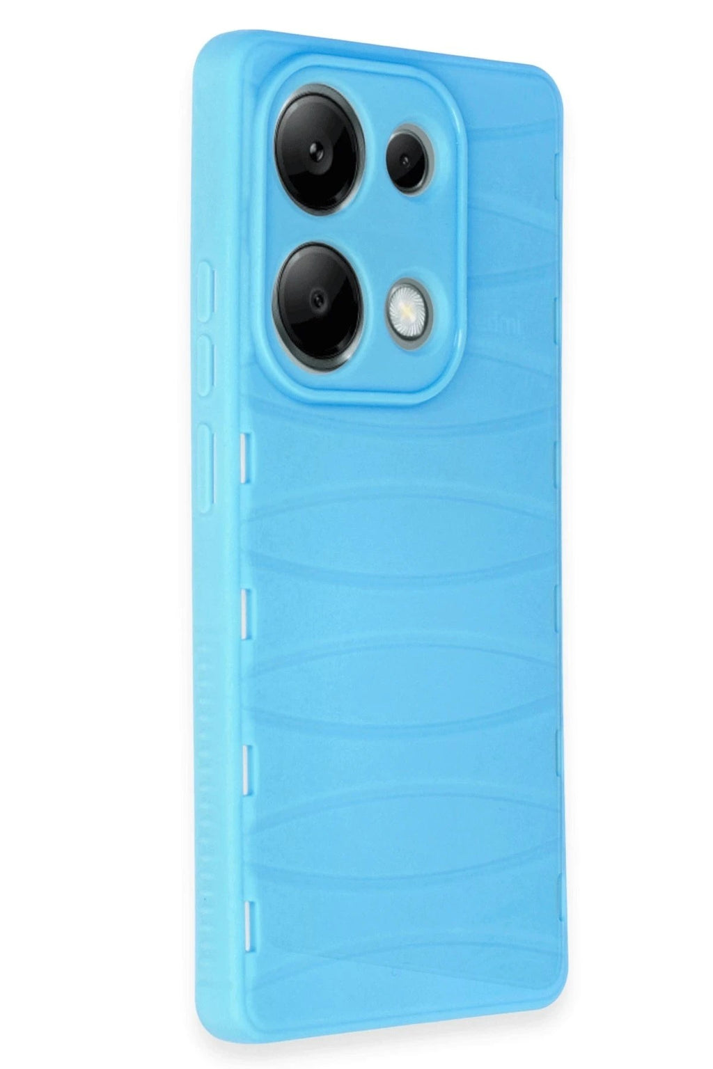 Mey İthalat® Redmi Note 13 Pro 4G Kılıf Bibercas Silikon Kapak - Mavi