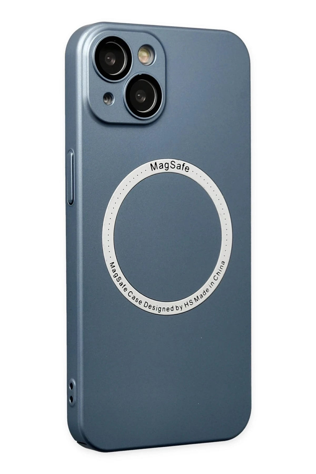 Mey İthalat® iPhone 14 Plus Kılıf Jack Magneticsafe Lens Silikon - Sierra Blue
