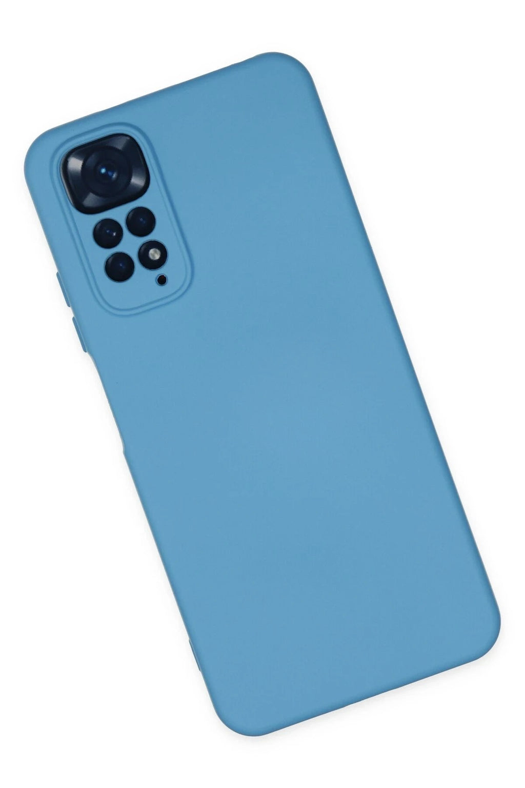 Mey İthalat® Redmi Note 11 Kılıf Nano içi Kadife Silikon - Mavi