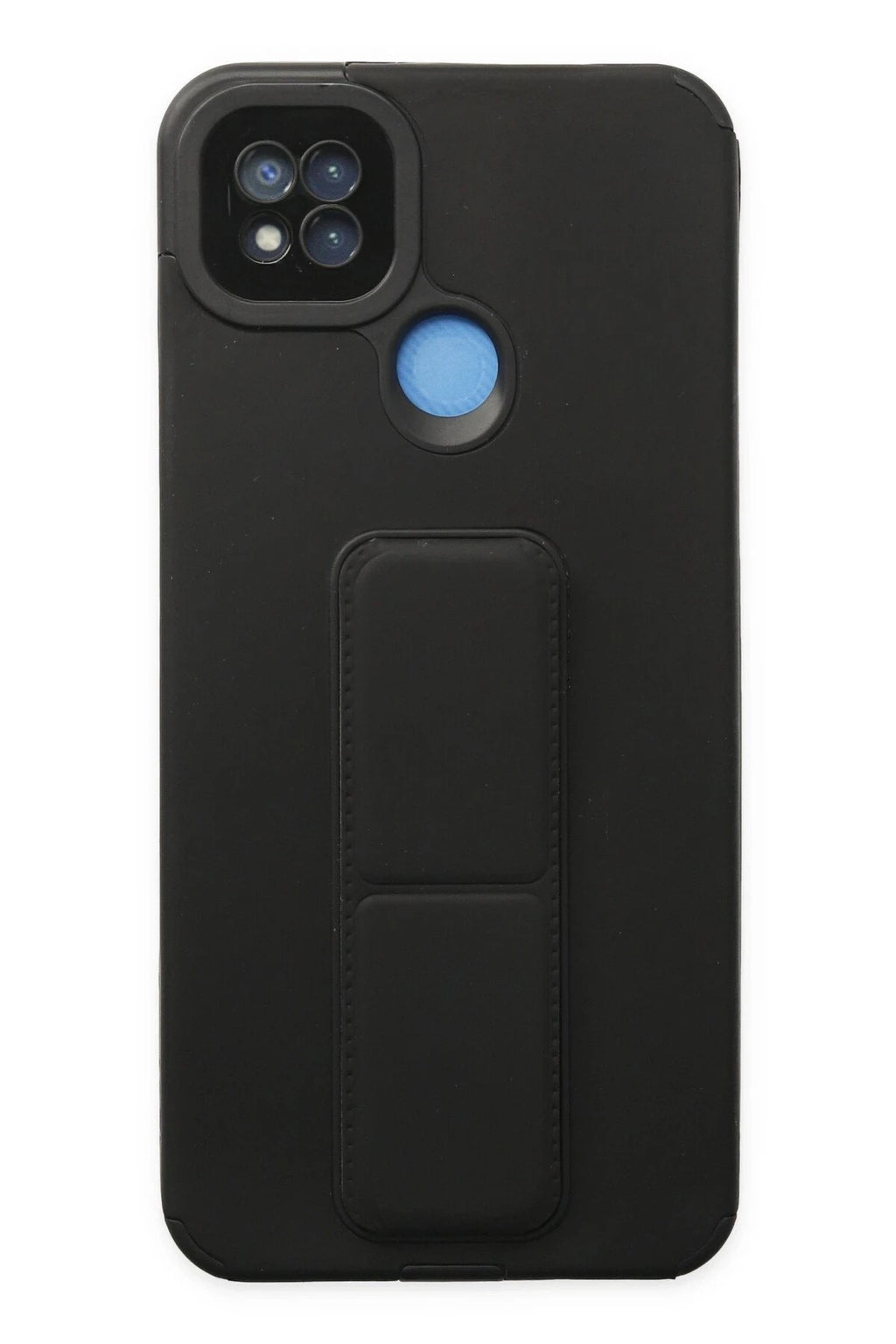 Mey İthalat® Redmi 9C Kılıf Mega Standlı Silikon - Siyah