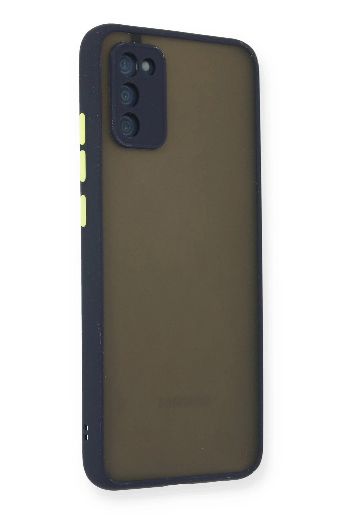 Mey İthalat® Samsung Galaxy A03S Kılıf Montreal Silikon Kapak - Lacivert