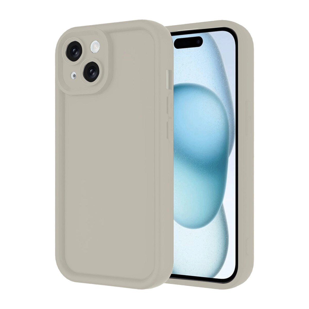 Mey İthalat® iPhone 14 Kılıf Viera Silikon - Krem