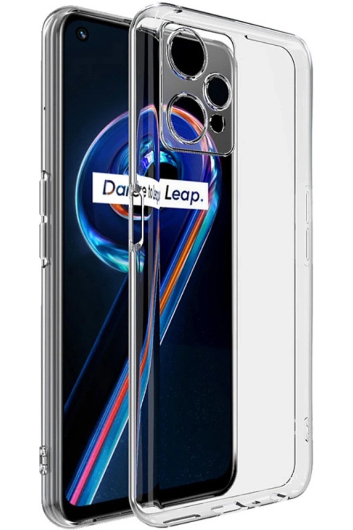 Mey İthalat® Realme 9 Pro 5G Kılıf Lüx Şeffaf Silikon