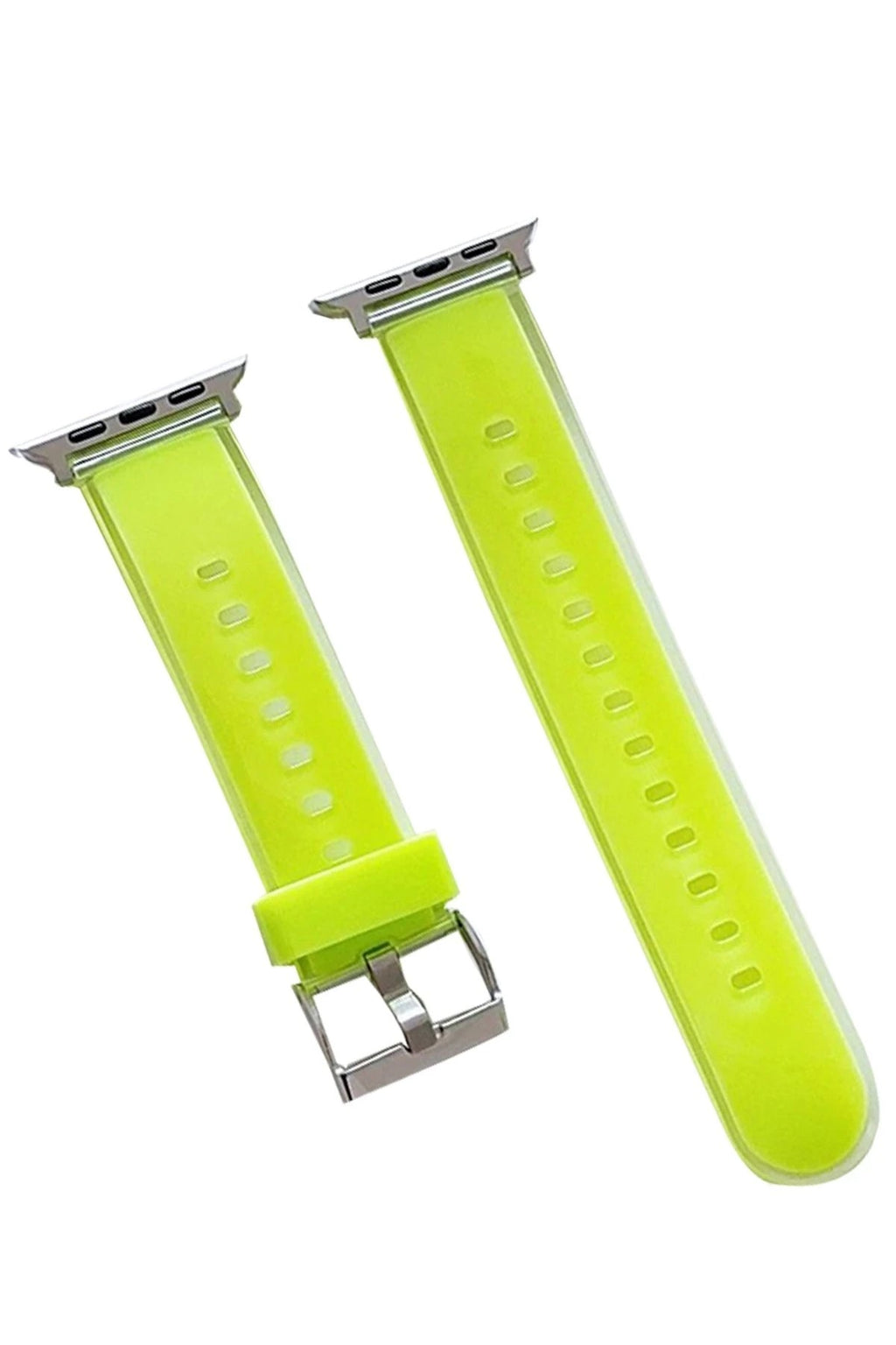 Mey İthalat® Watch 38mm Jelly Silikon Kordon - Yeşil