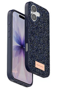 Mey İthalat® iPhone 17 Bright Simli Kapak - Mavi