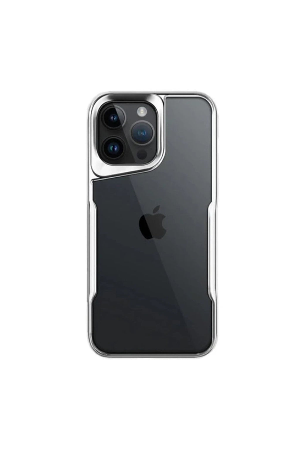 Mey İthalat® iPhone 16 Pro Kılıf Boyi Silikon Kapak - Gümüş