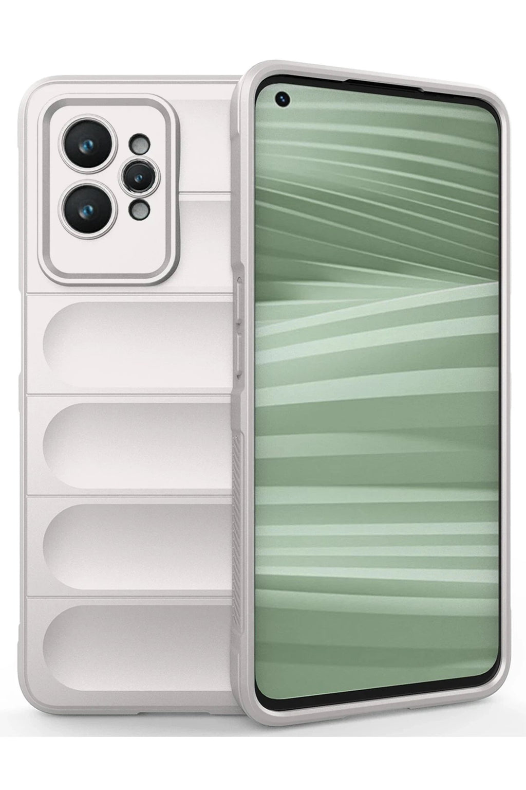 Mey İthalat® Realme GT2 Pro 5G Kılıf Optimum Silikon - Krem