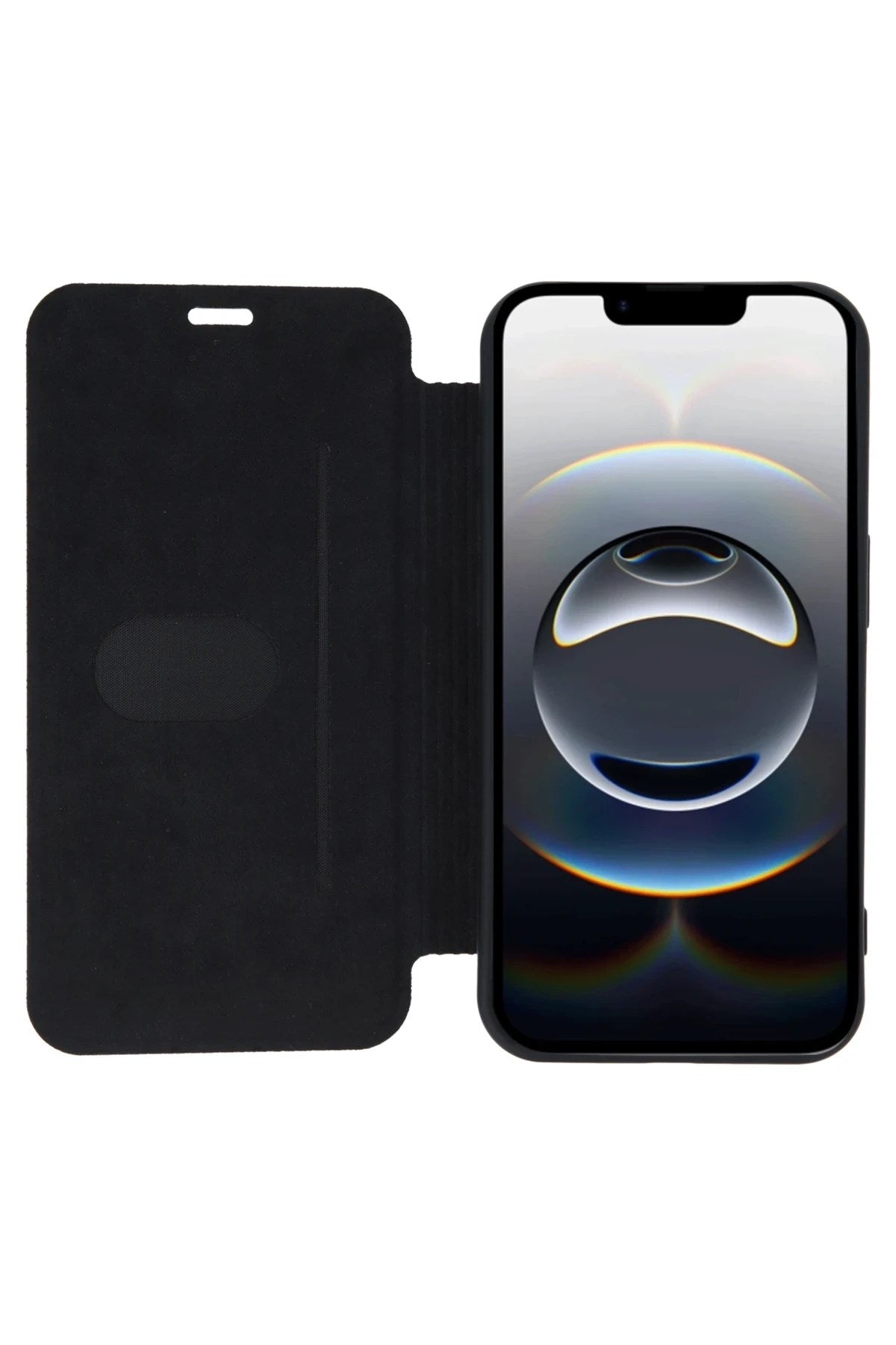 Mey İthalat® iPhone 16E Kılıf Flip Cover - Koyu Yeşil