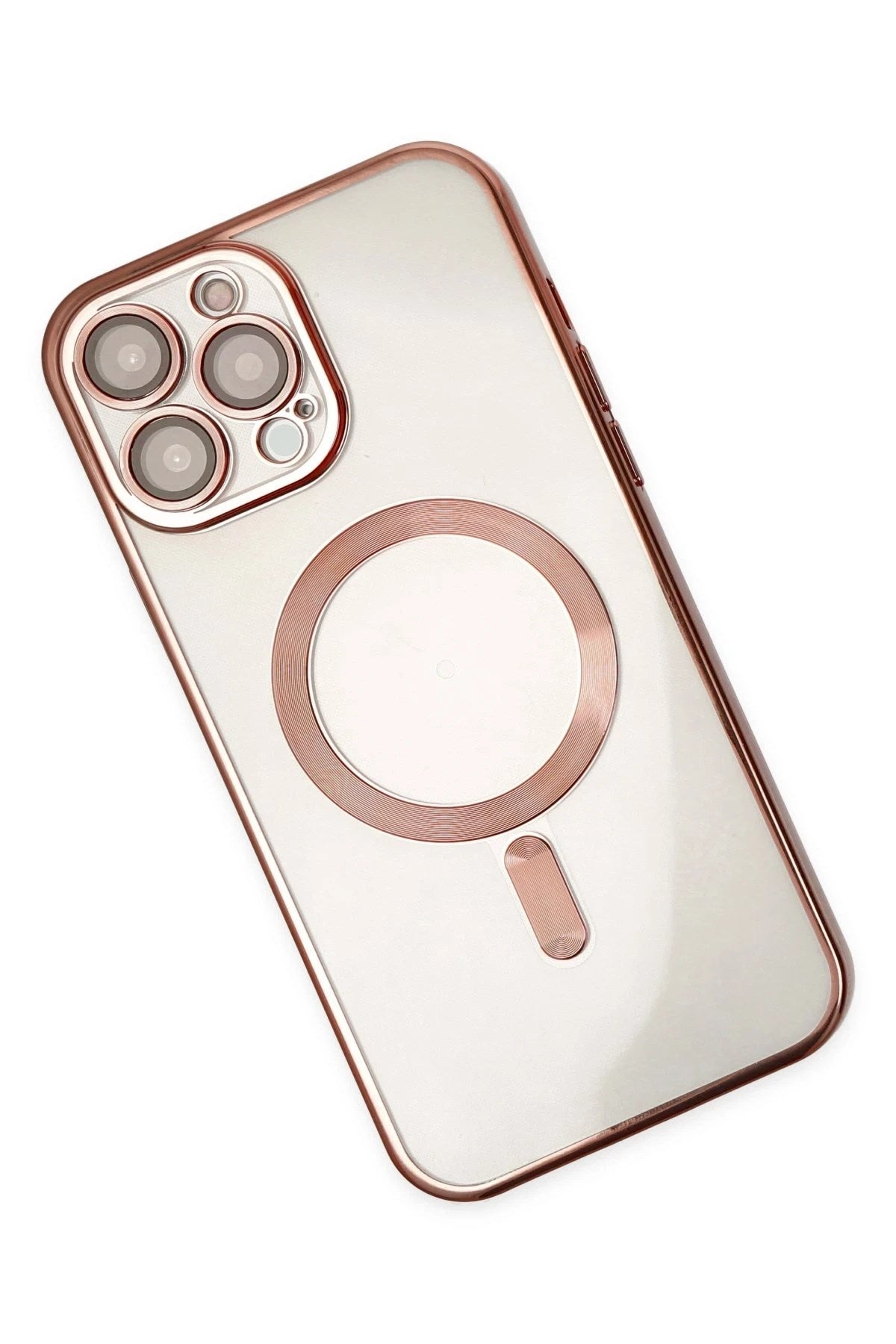 Mey İthalat® iPhone 13 Pro Kılıf Kross Magneticsafe Kapak - Rose