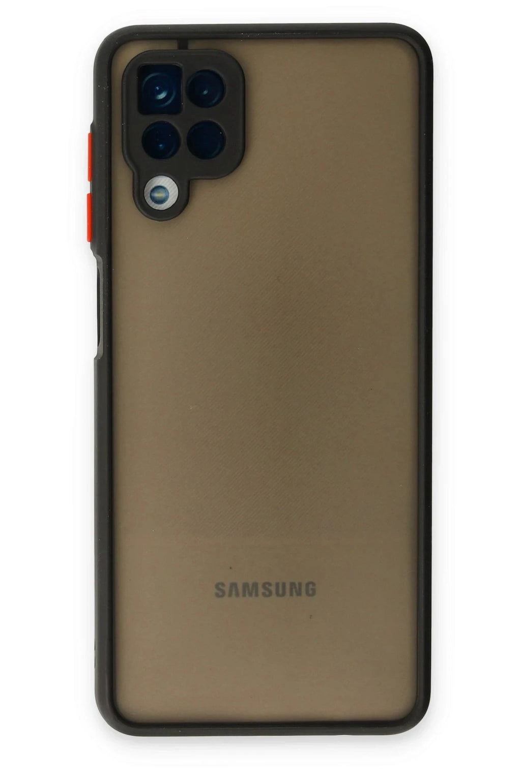 Mey İthalat® Samsung Galaxy A12 Kılıf Montreal Silikon Kapak - Siyah