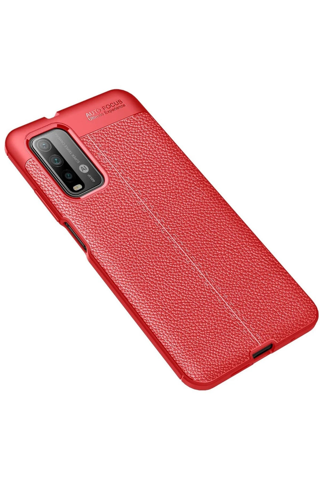 Mey İthalat® Redmi 9T Kılıf Auto Focus Kapak - Kırmızı