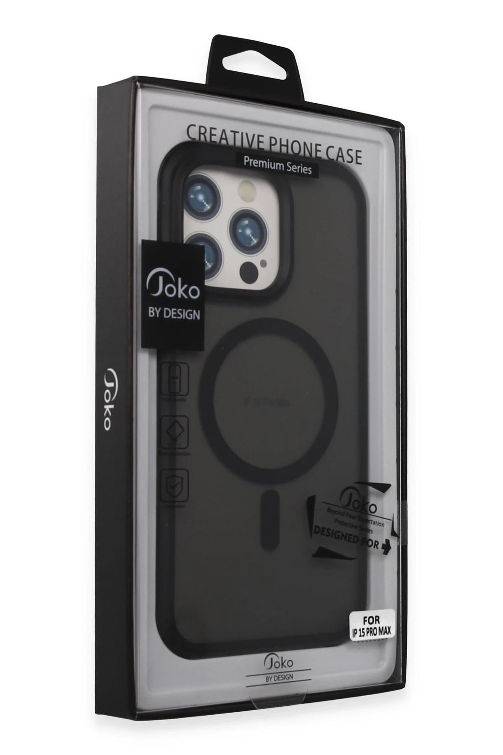 Mey İthalat® iPhone 15 Pro Toras Airbag Magsafe Kapak - Siyah
