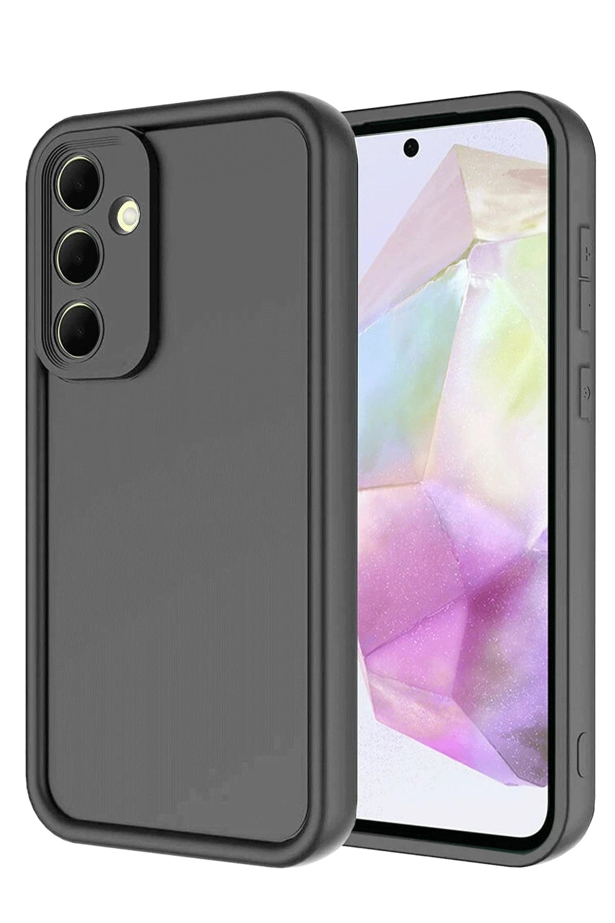 Mey İthalat® Samsung Galaxy A36 Kılıf Viera Silikon - Gri