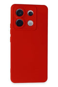 Mey İthalat® Redmi Note 13 Pro 5G Kılıf Nano içi Kadife Silikon - Kırmızı