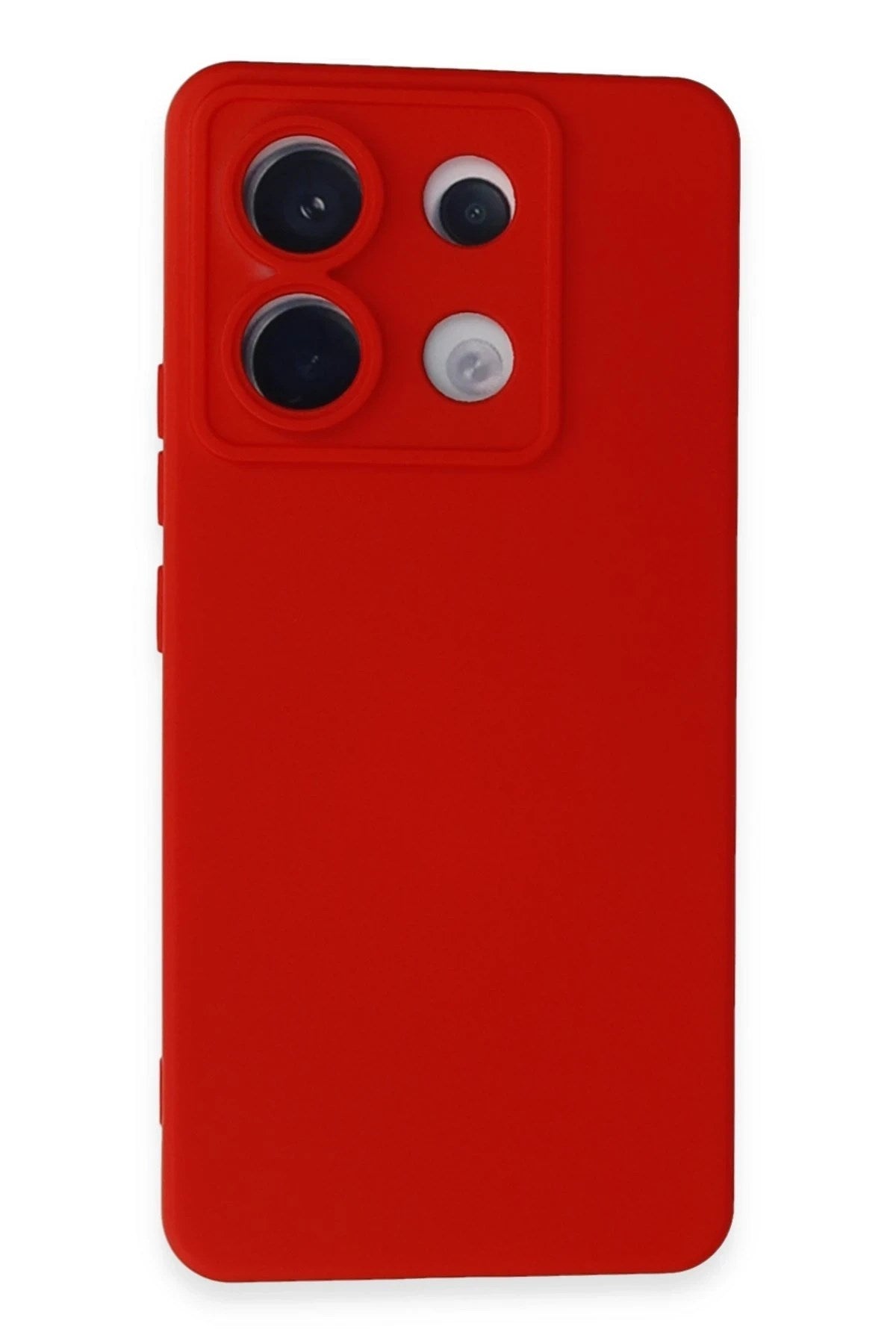 Mey İthalat® Redmi Note 13 Pro 5G Kılıf Nano içi Kadife Silikon - Kırmızı