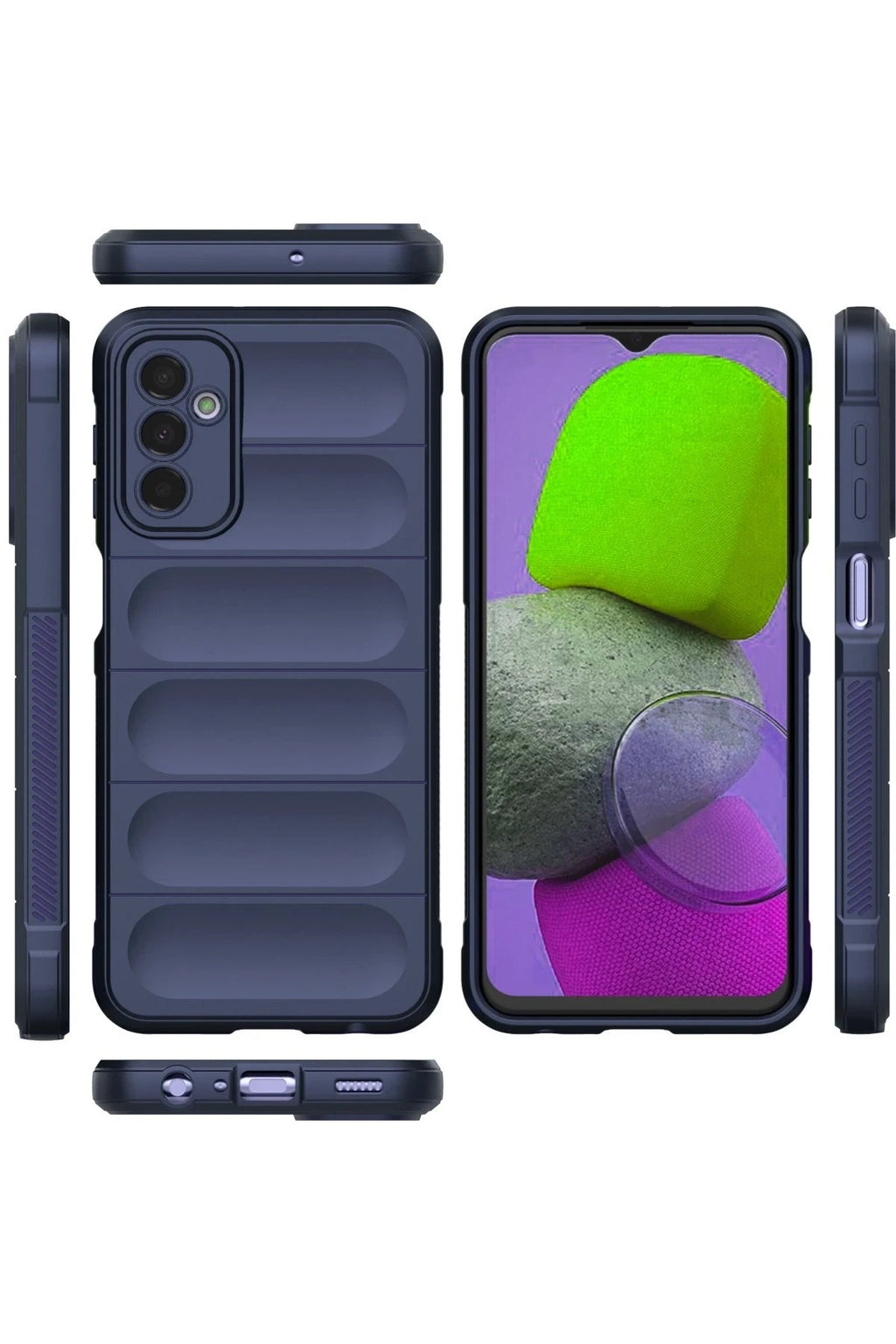 Mey İthalat® Samsung Galaxy M23 Kılıf Optimum Silikon - Lacivert