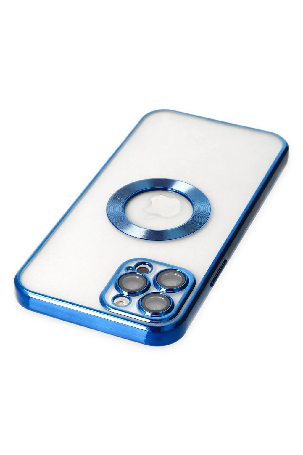 Mey İthalat® iPhone 12 Pro Kılıf Slot Silikon - Mavi