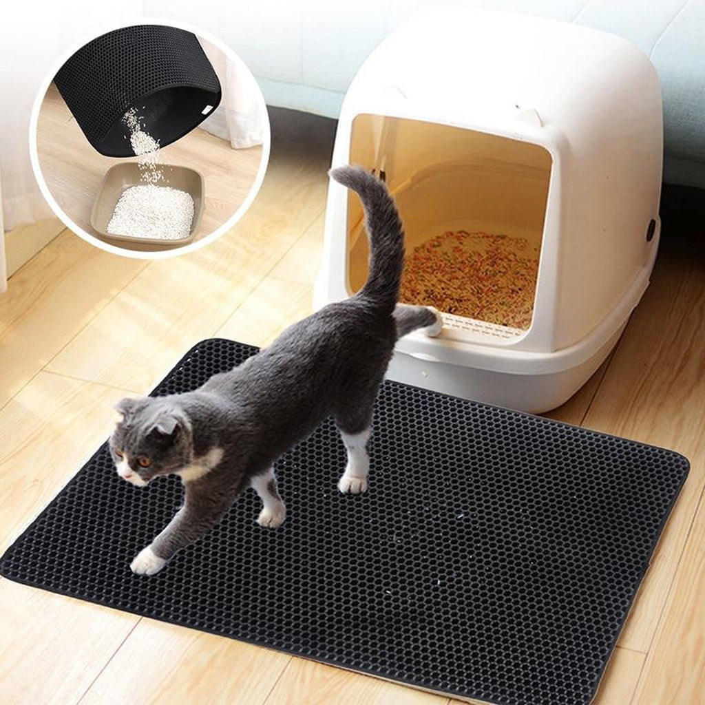 Kedi Tuvalet Önü Kum Toplayıcı Temizleyici Elekli Paspas