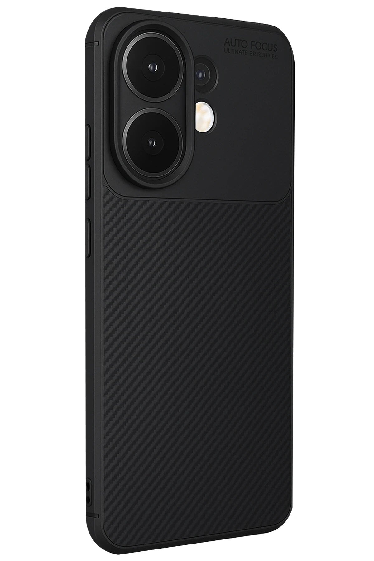 Mey İthalat® Vivo V60 5G Auto Focus Karbon Kapak - Siyah