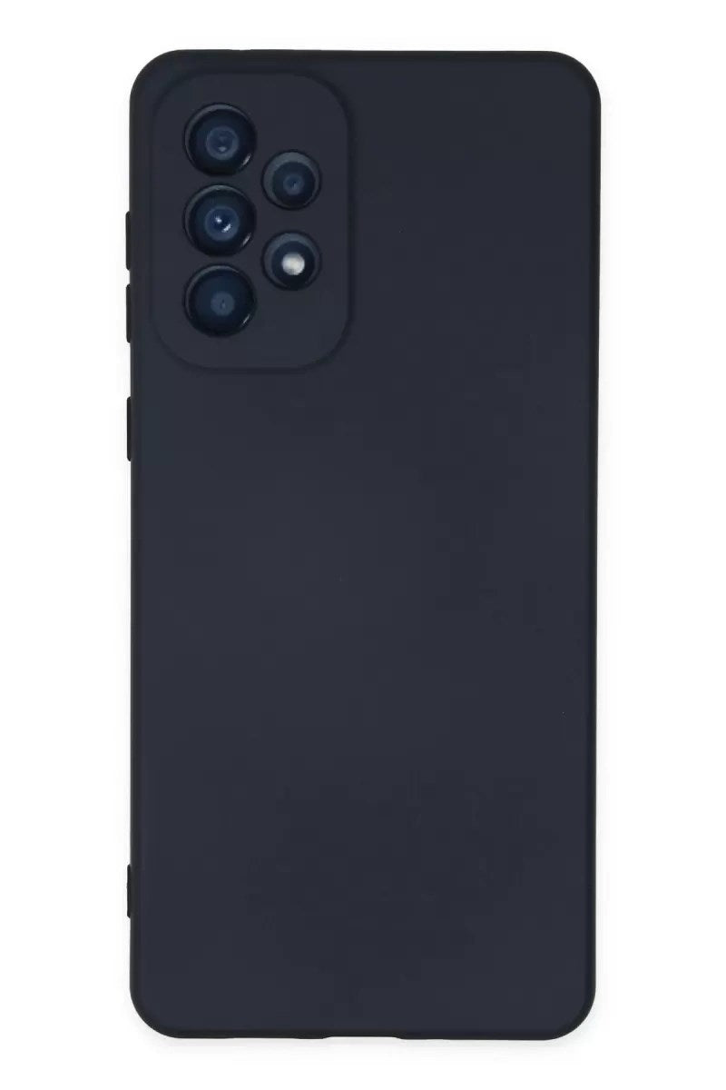 Mey İthalat® Samsung Galaxy A23 4G Kılıf Nano içi Kadife Silikon - Lacivert