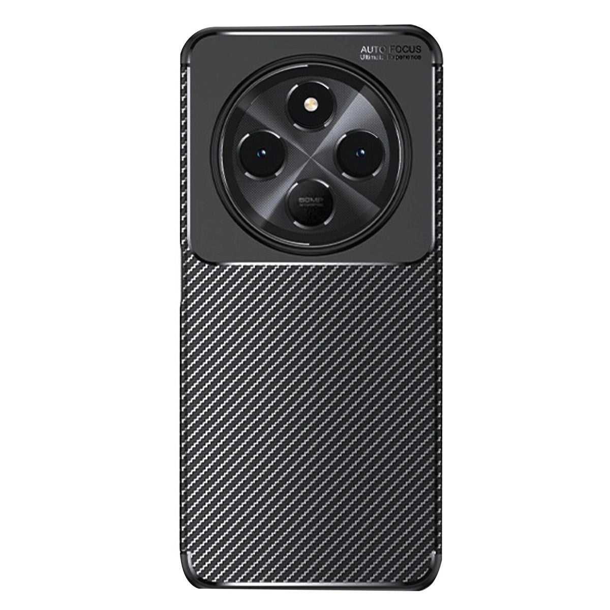Mey İthalat® Redmi 14C Kılıf Auto Focus Karbon Kapak - Siyah