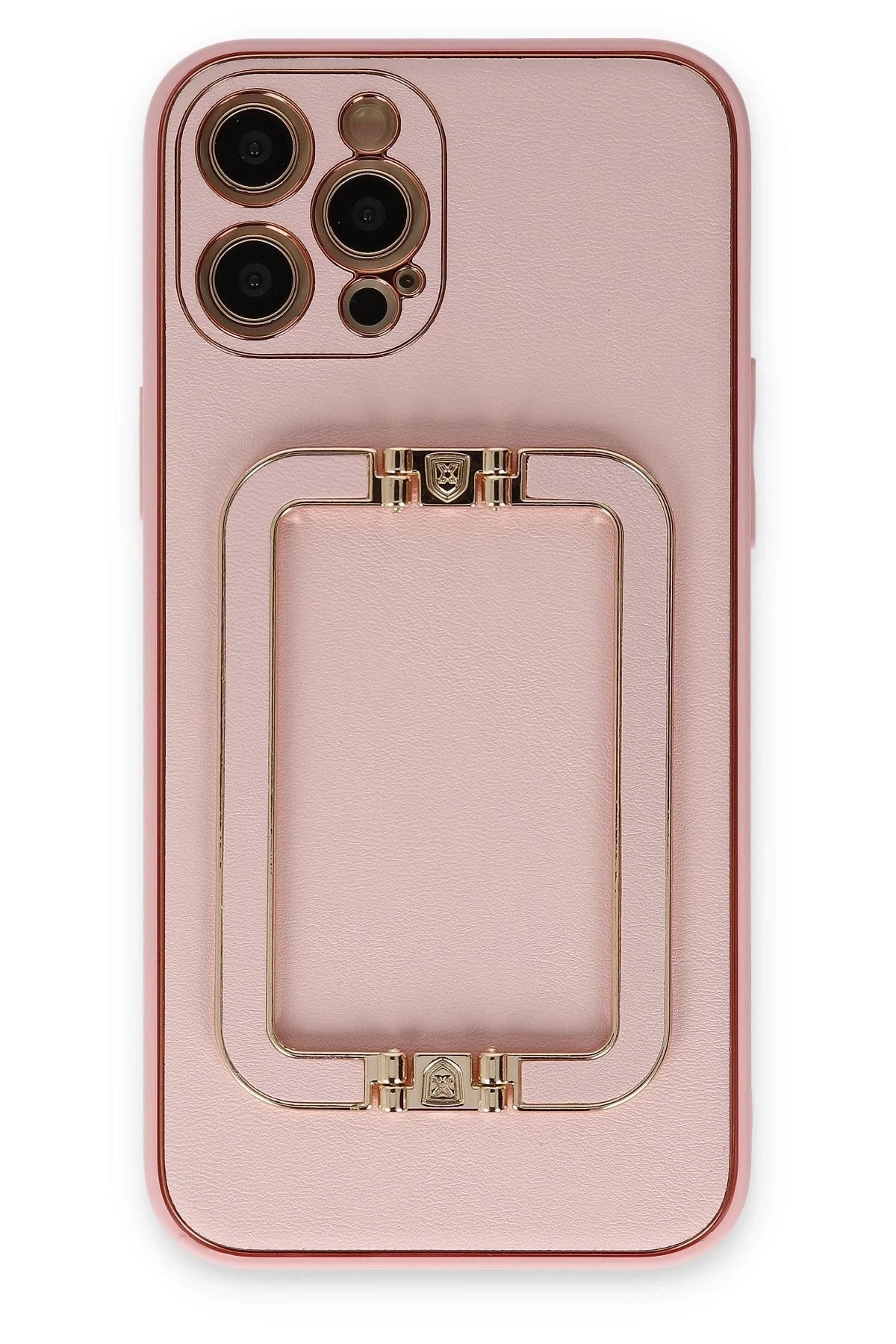 Mey İthalat® iPhone 12 Pro Kılıf Coco Elit Kapak - Pembe