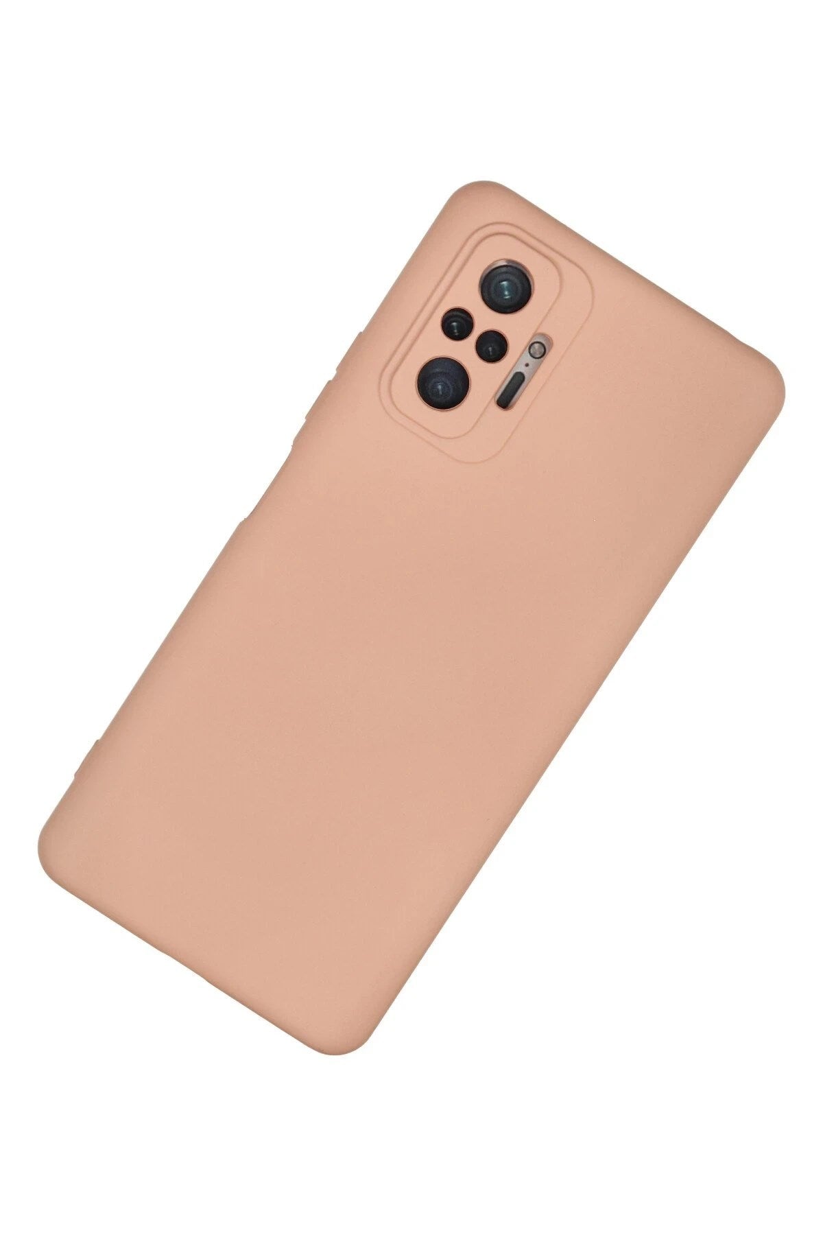 Mey İthalat® Redmi Note 10 Pro Kılıf Nano içi Kadife Silikon - Pudra