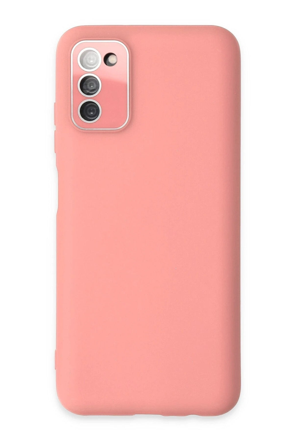 Mey İthalat® Samsung Galaxy A03S Kılıf Lansman Glass Kapak - Pembe