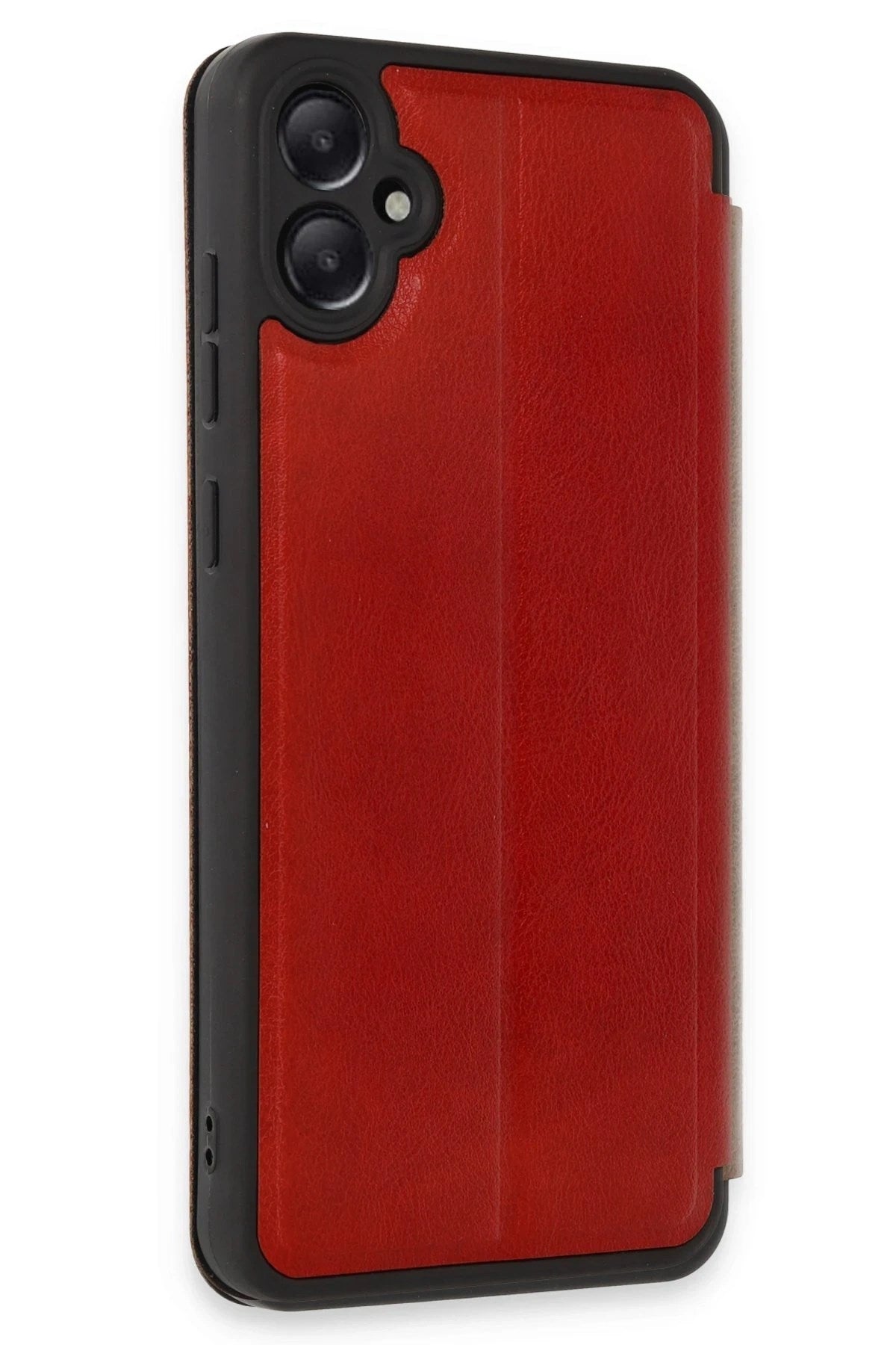 Mey İthalat® Samsung Galaxy A05 Kılıf Flip Cover - Kırmızı