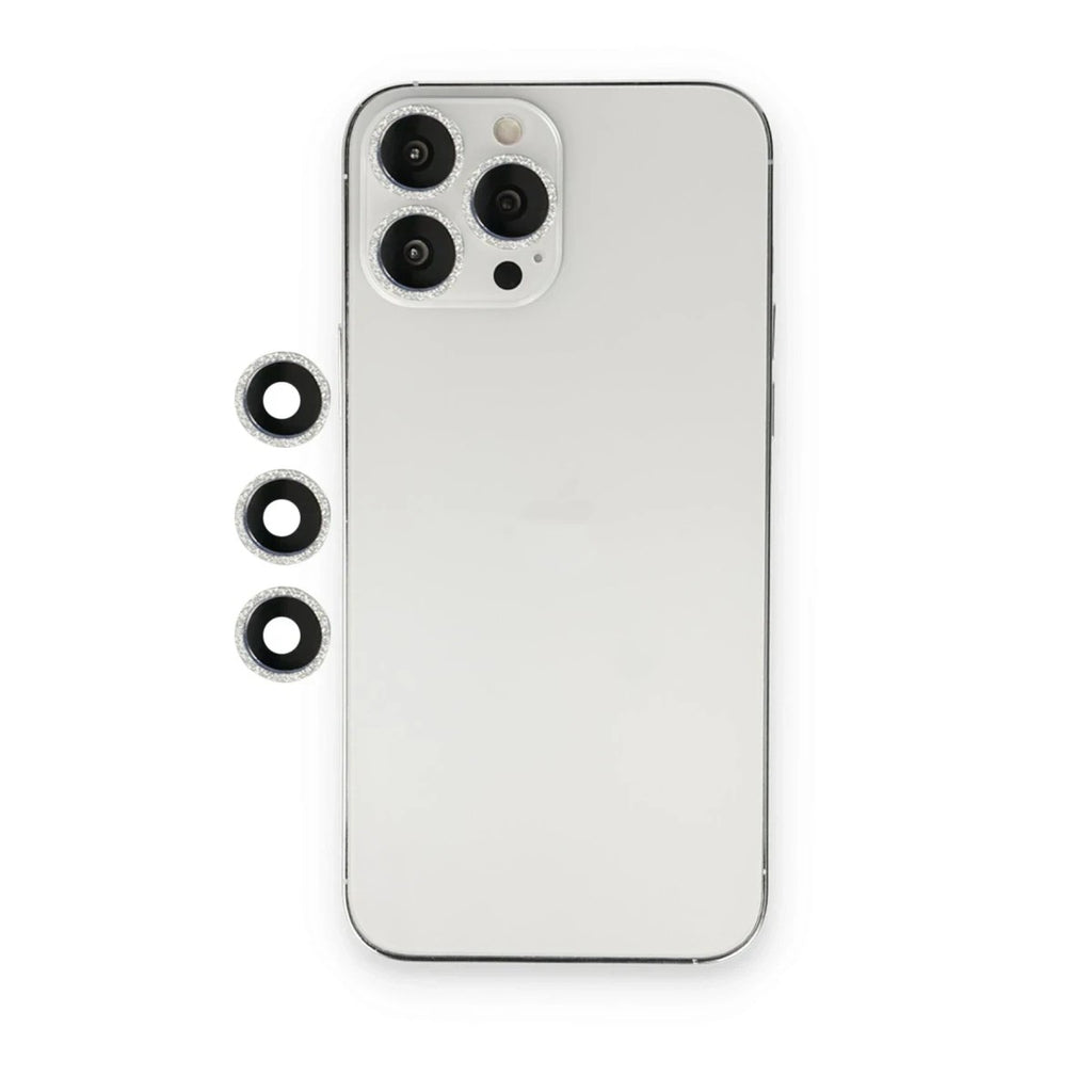Mey İthalat® iPhone 12 Pro Shine Kamera Lens - Gümüş