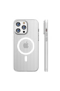 Mey İthalat® iPhone 15 Pro Max Line Magsafe Kapak - Beyaz