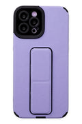 Mey İthalat® iPhone 12 Pro Max Kılıf Mega Standlı Silikon - Lila