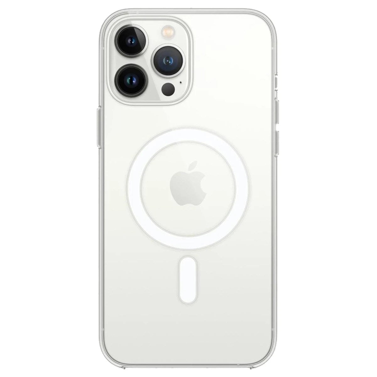 Mey İthalat® iPhone 14 Pro Max Kılıf Magneticsafe Şeffaf Silikon - Şeffaf