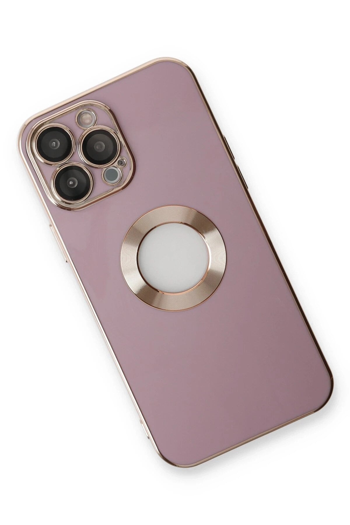 Mey İthalat® iPhone 13 Pro Max Kılıf Store Silikon - Mor