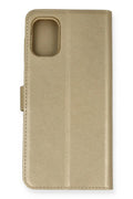 Mey İthalat® Samsung Galaxy M51 Trend S Plus Kapaklı Kılıf - Gold