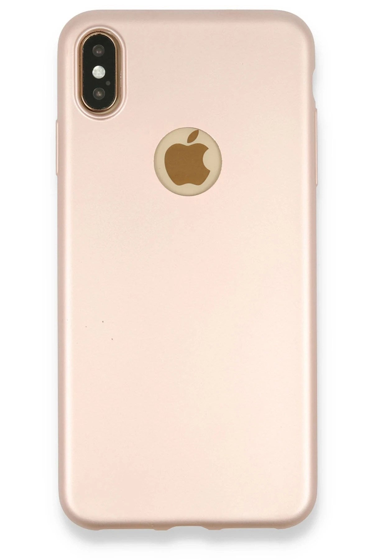 Mey İthalat® iPhone XS Max Kılıf First Silikon - Rose Gold